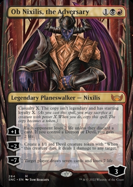 Ob Nixilis, the Adversary Streets of New Capenna Alternate Art